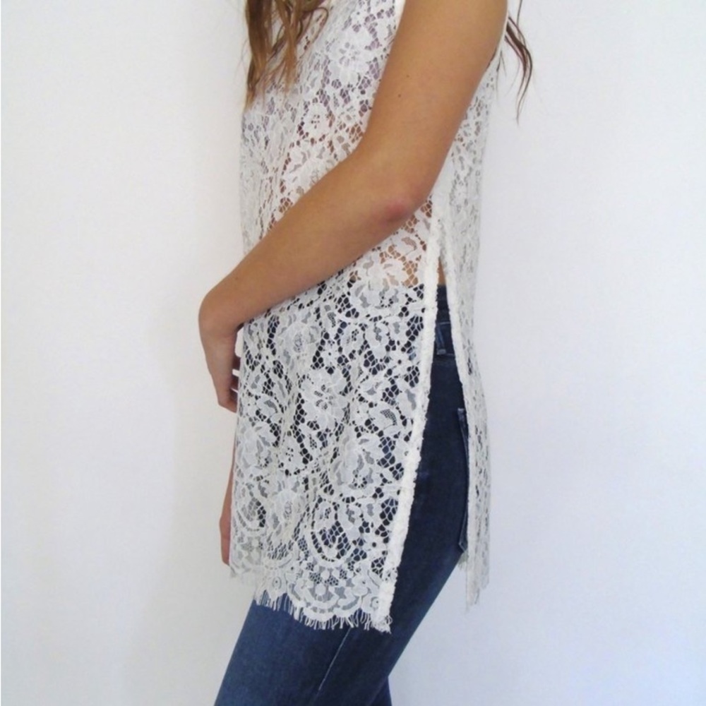 IRO Helena Lace Tunic Size 6